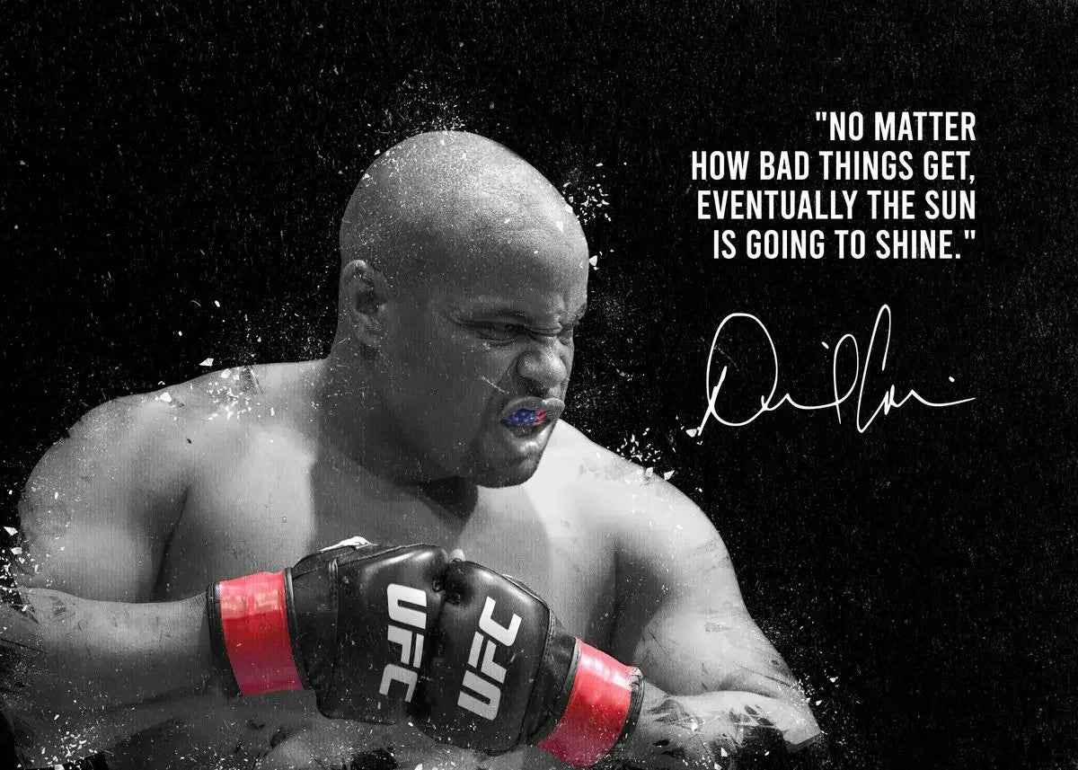 Daniel Cormier Motivational Quote UFC Poster