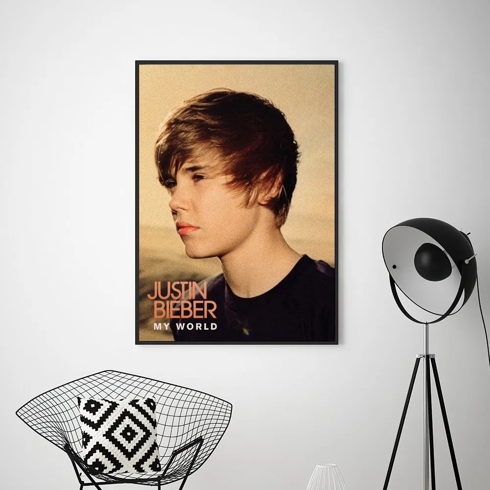 Justin Bieber My World Album Poster