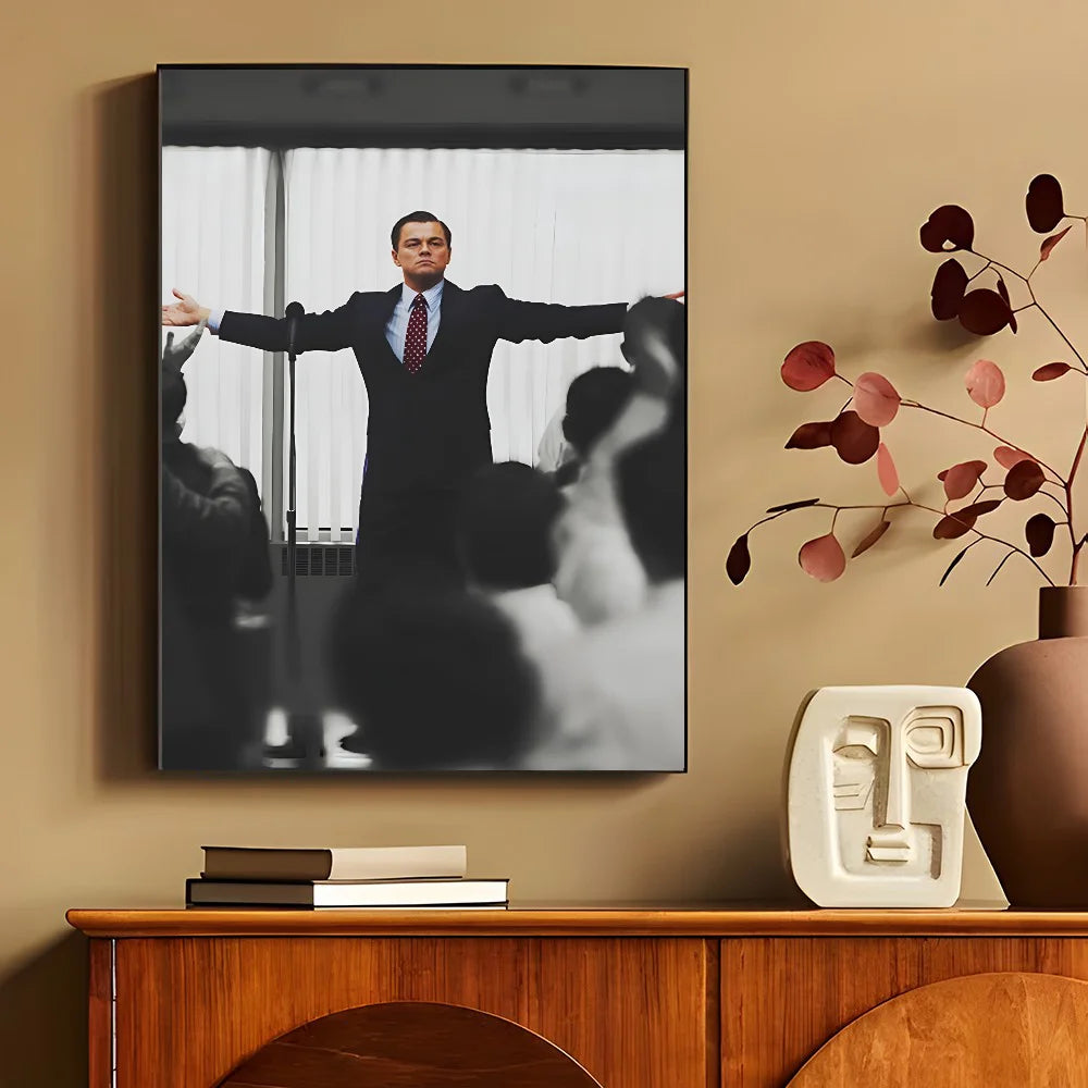 Jordan Belfort Im Not Leaving Poster