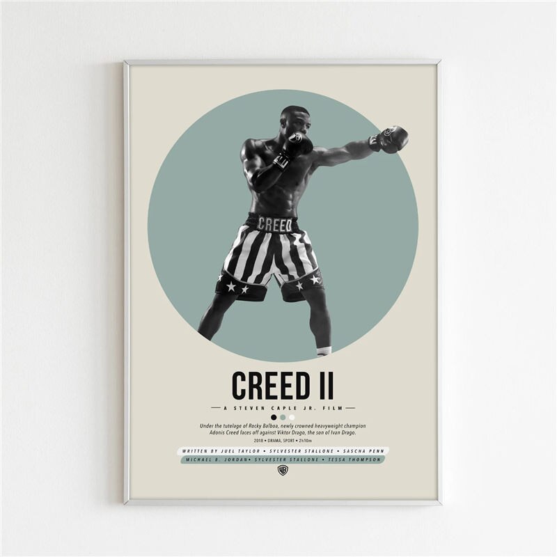 Creed II Minimalist Movie Poster