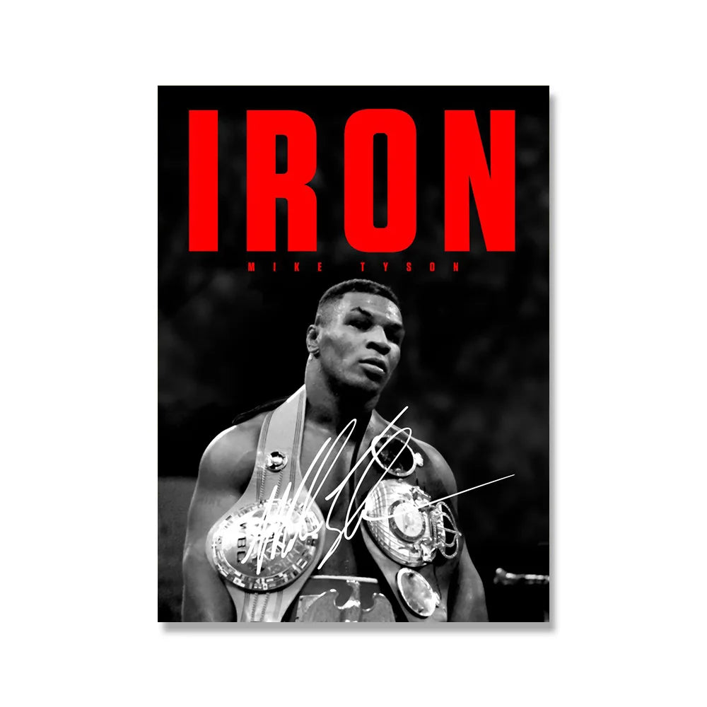 Iron Mike Tyson Boxing Poster