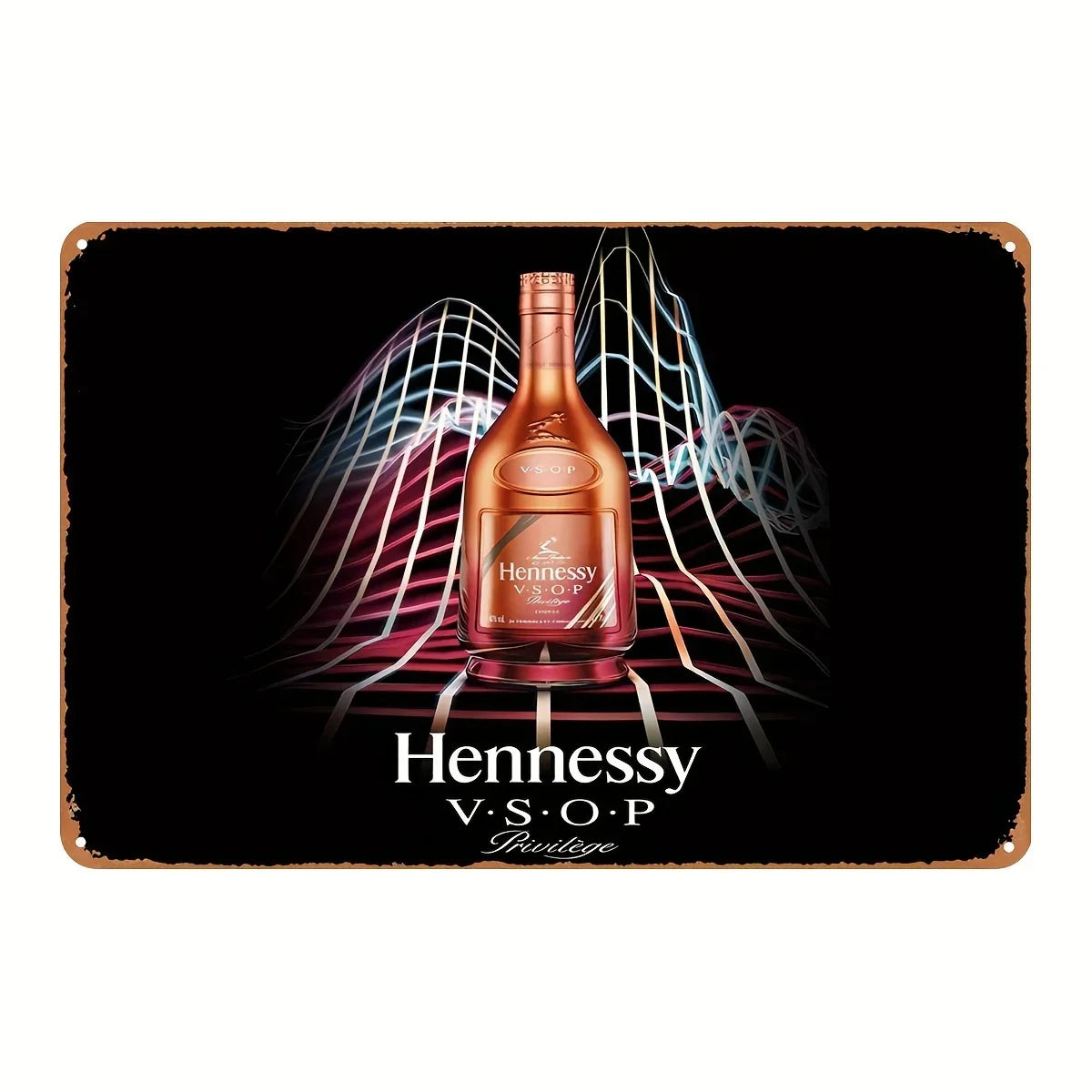 Hennessy VSOP Vintage Bar Metal Sign Poster