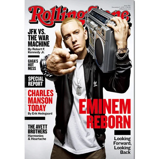 Eminem Rolling Stones Magazine Cover Poster