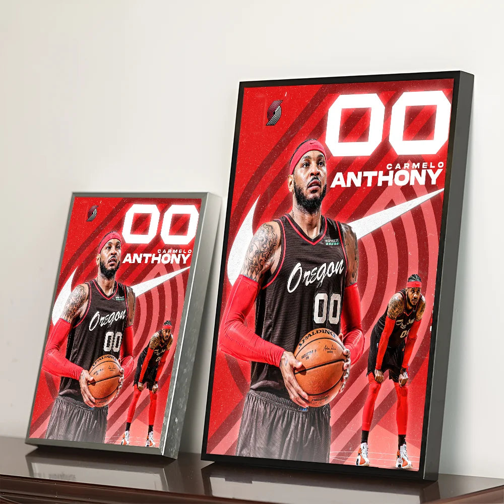 Carmelo Anthony Trail Blazers Poster