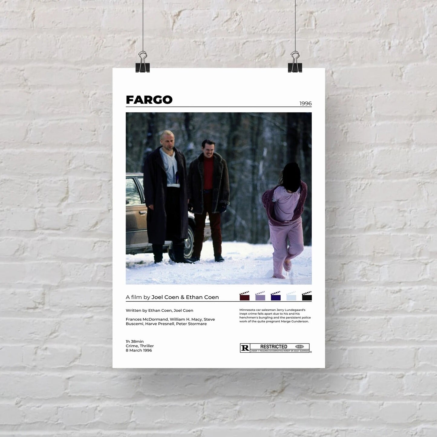 Fargo Minimalist Movie Poster
