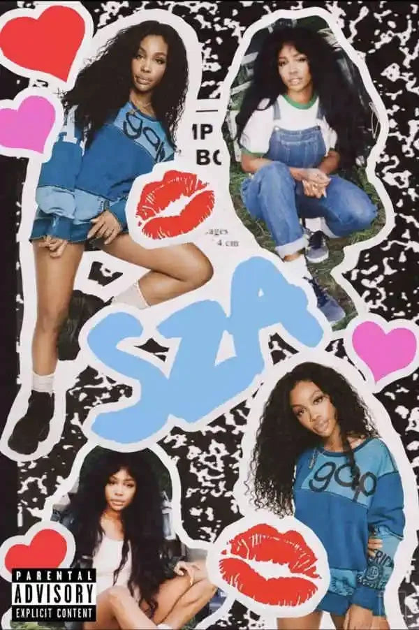 SZA Notebook Wall Art Poster