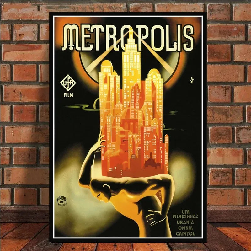 Metropolis Movie Vintage Poster