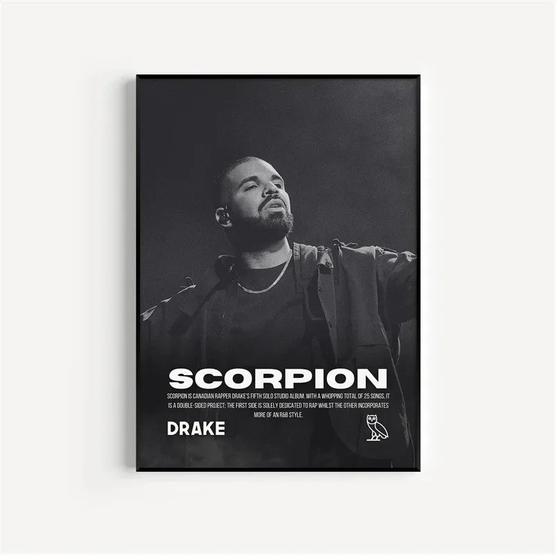 Drake Scorpion Wall Art Poster