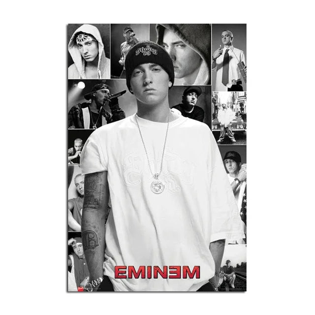 Eminem Collage Poster