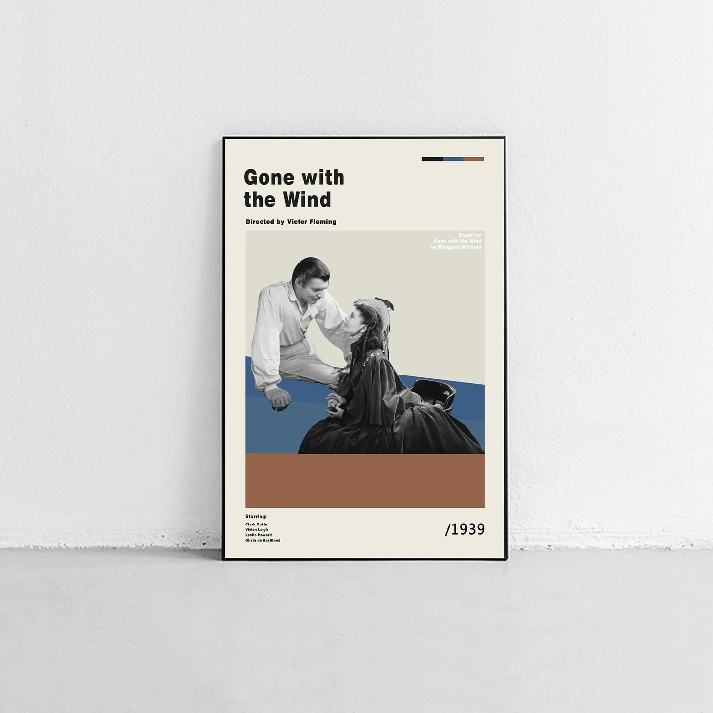 Gone With The Wind Minimalist Movie Wall Art Poster