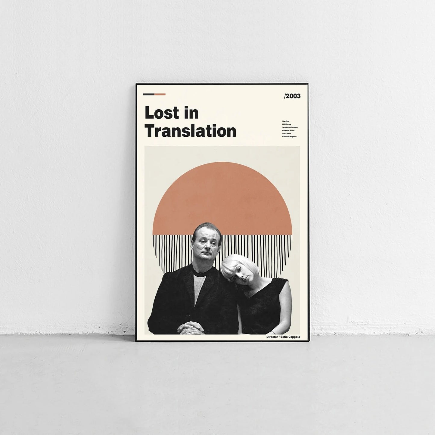 Lost In Translation Minimalist Movie Wall Art Poster
