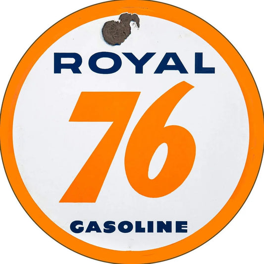 Royal 76 Vintage Garage Metal Sign Poster