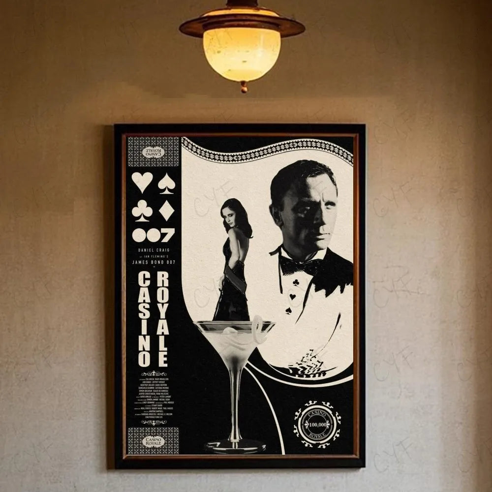 Casino Royale Vesper Martini Movie James Bond Poster