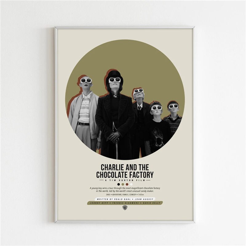 Charlie and the Chocolate Factory Minimalist Movie Poster