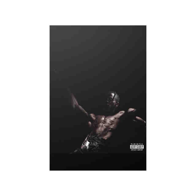 Travis Scott Rap Black Poster