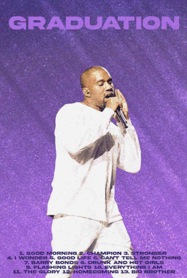 Kanye West Graduation Concert Poster