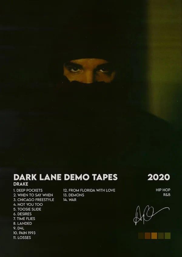 Drake Dark Lane Demo Tapes 2020 Album Poster