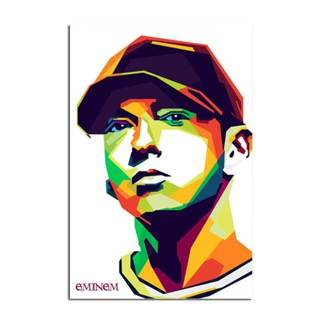 Eminem Abstract Poster