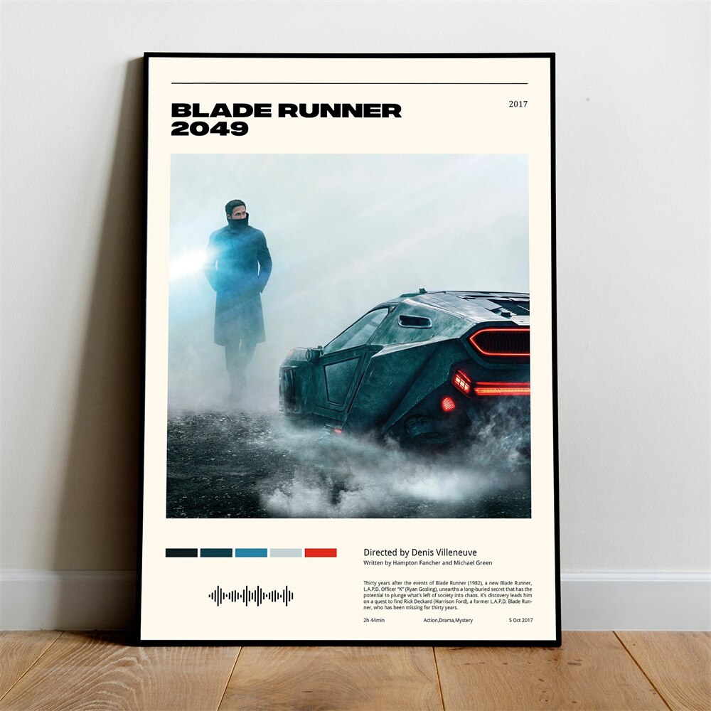 Blade Runner 2049 Officer K Ryan Gosling Minimalist Poster