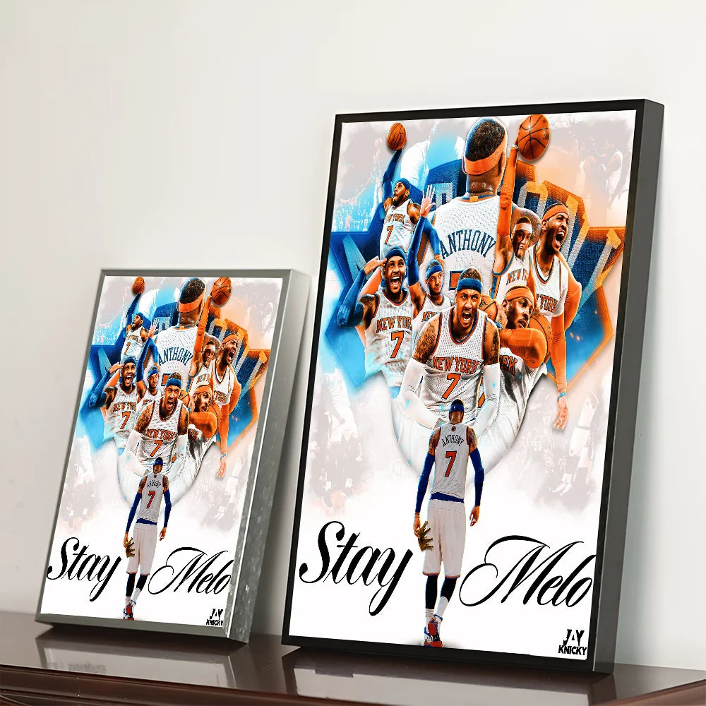 Carmelo Anthony Knicks Stay Melo Poster