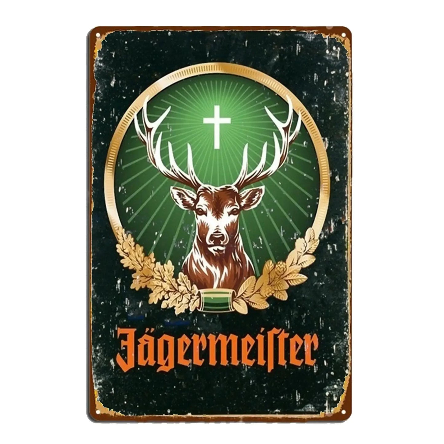 Jagermeister German Vintage Bar Metal Sign Poster