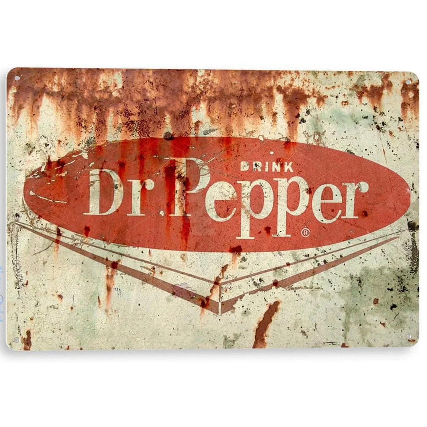Drink Dr. Pepper Vintage Ad Metal Sign Poster