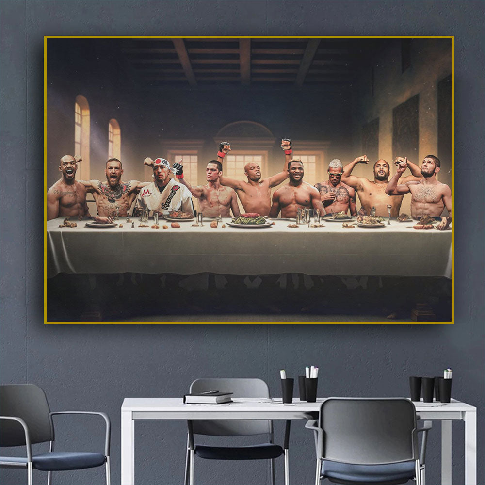 UFC Star Mural Jon Jones Khabib Conor McGregor Poster