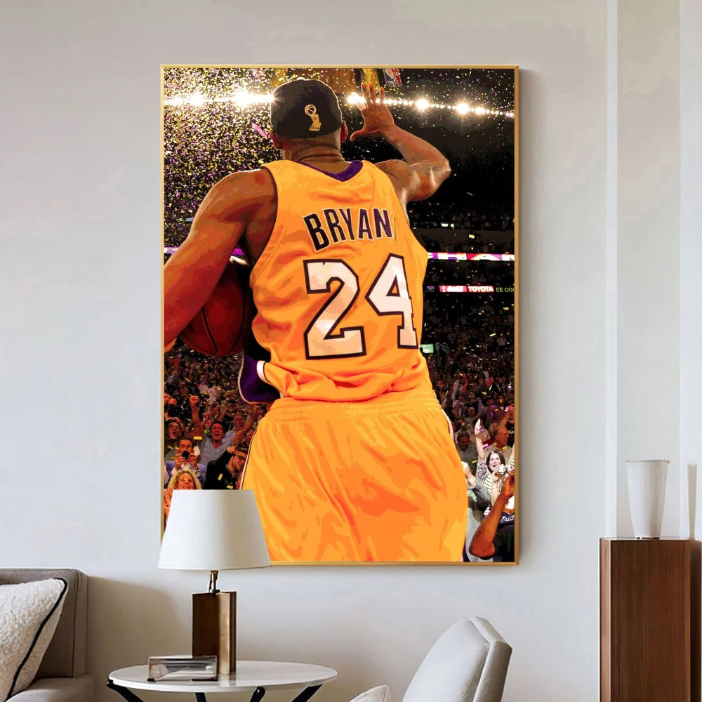 Kobe Bryant 2010 Championship Celebration Poster