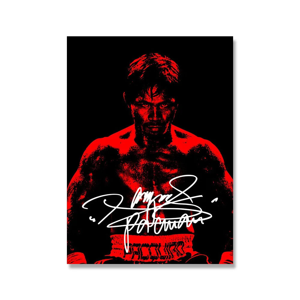 Manny Pacquiao Boxing Poster