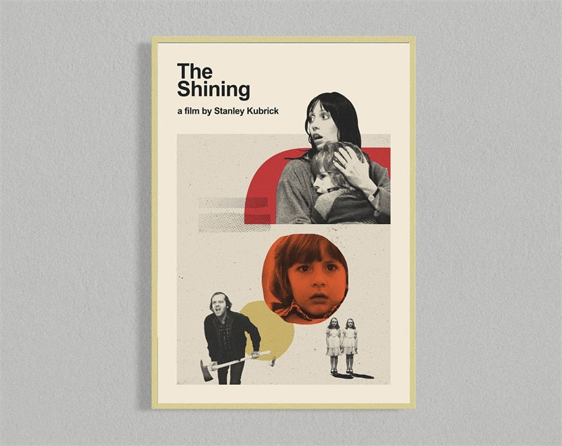 The Shining Minimalist Movie Wall Art Poster