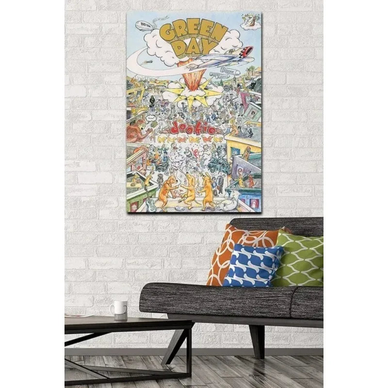 Green Day Dookie Album Poster