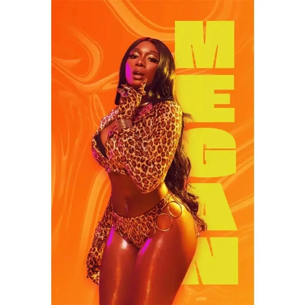 Meg Tha Stallion Wall Art Poster