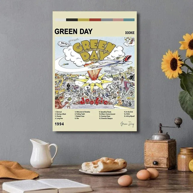 Green Day Dookie Minimalist Poster