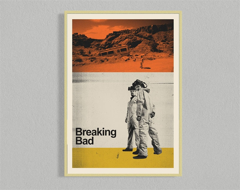 Breaking Bad Minimalist Wall Art Poster
