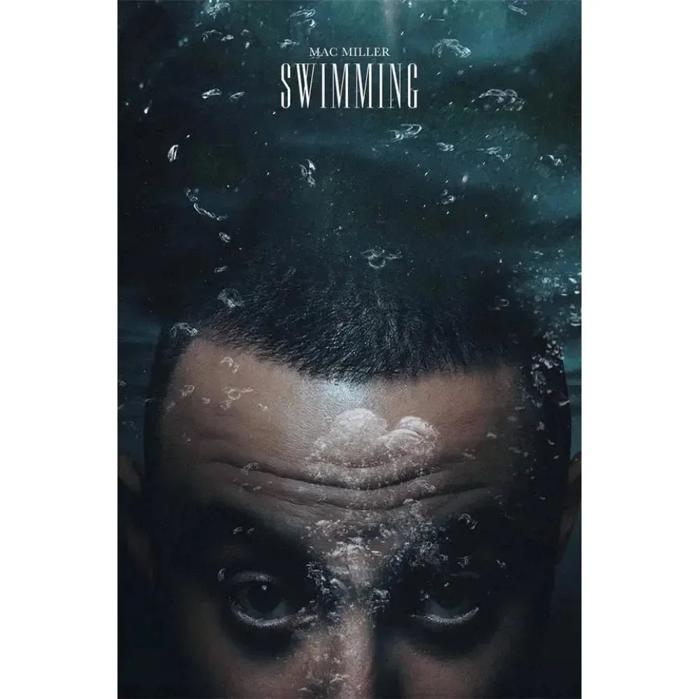 Mac Miller Swimming Wall Art Poster