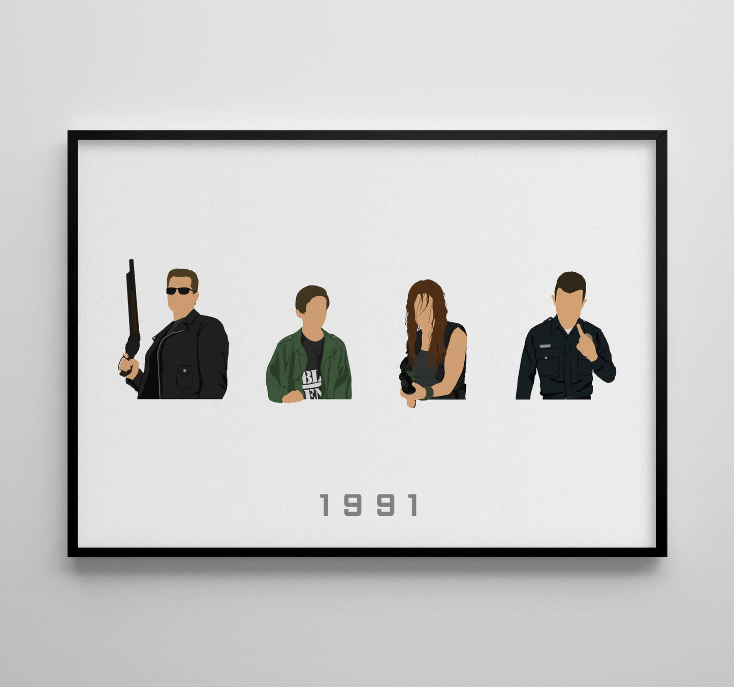 Terminator 2: Judgement Day Movie Wall Art Poster