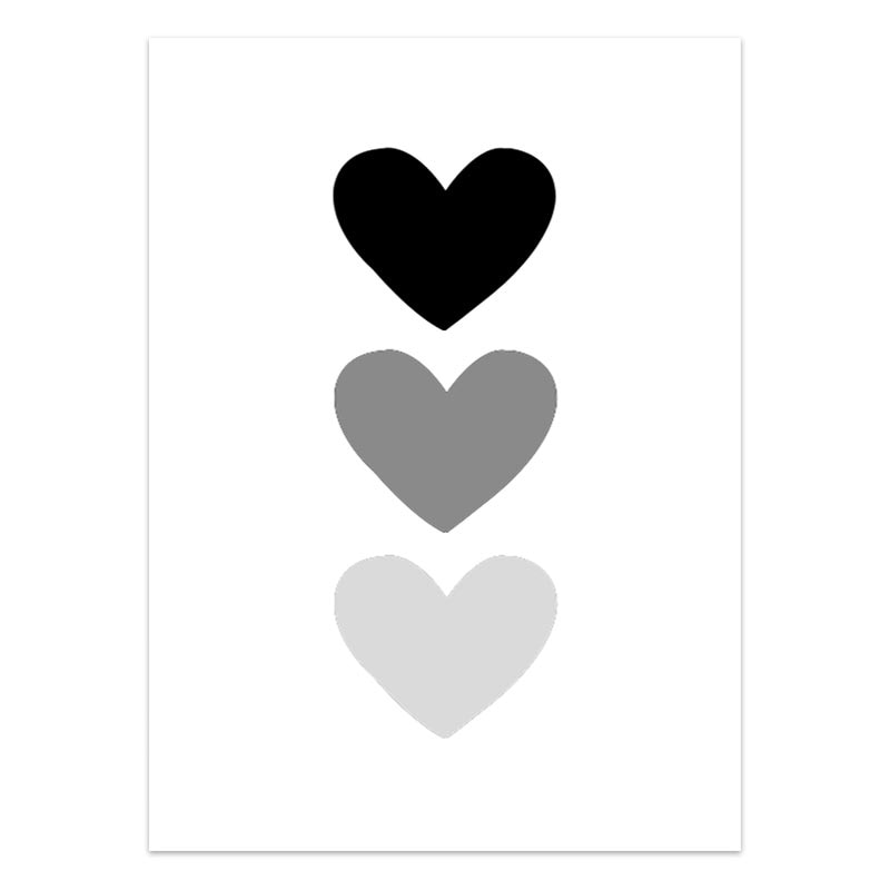Love Heart Minimalist Poster – Aesthetic Wall Decor