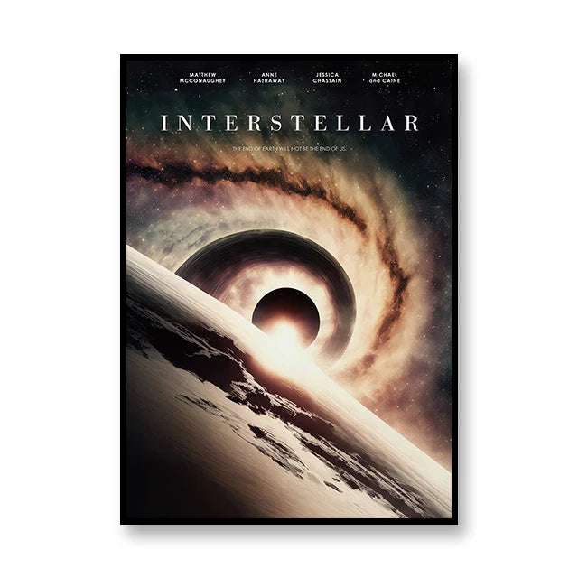 Interstellar Space Sci-Fi Movie Poster
