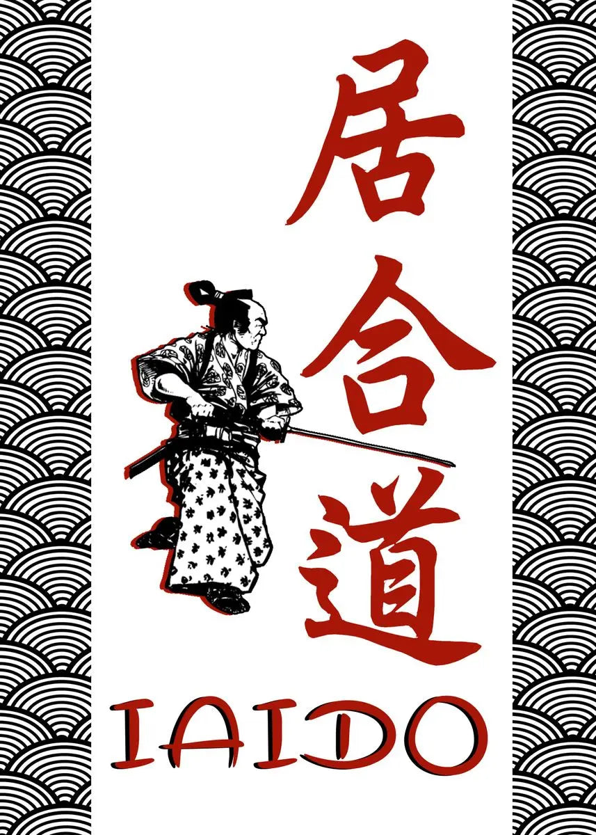 Iaido Martial Art Poster