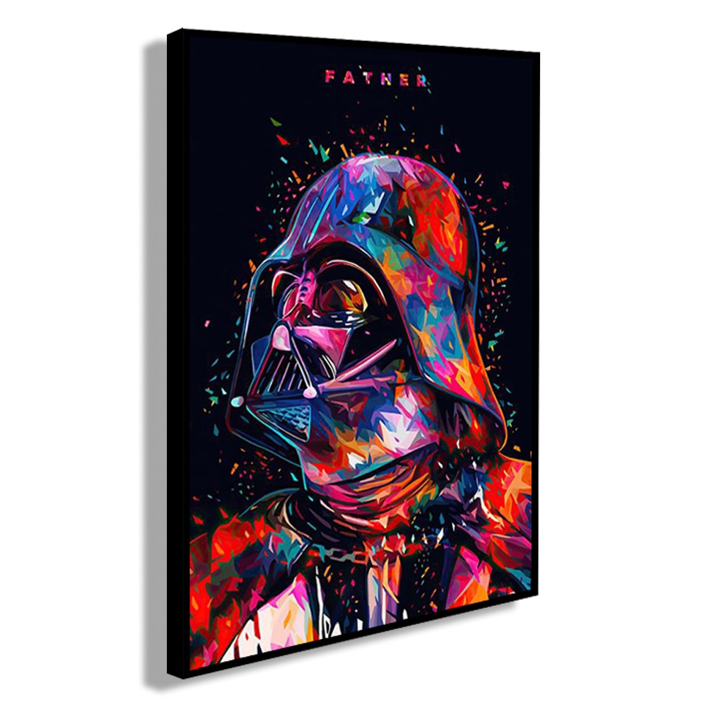 Star Wars Darth Vader Abstract Poster