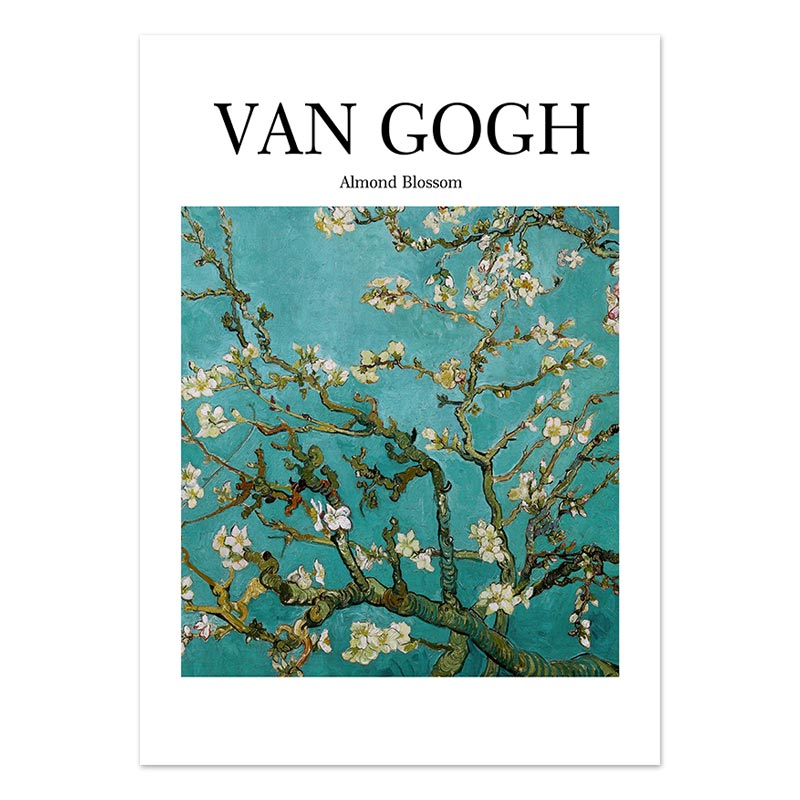 Van Gogh Almond Blossom Iconic Artwork Poster