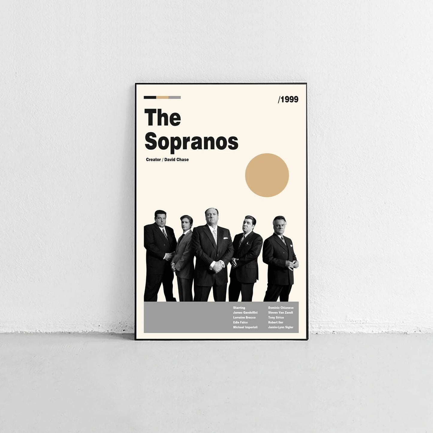 The Sopranos Minimalist Wall Art Poster