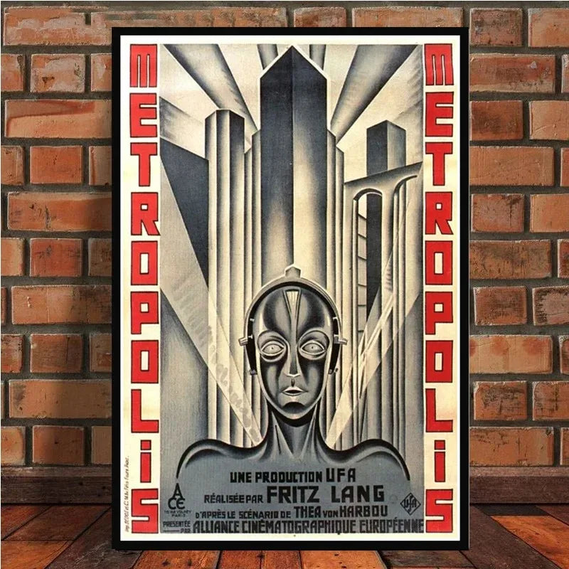 Metropolis Fritz Lang Wall Art Poster