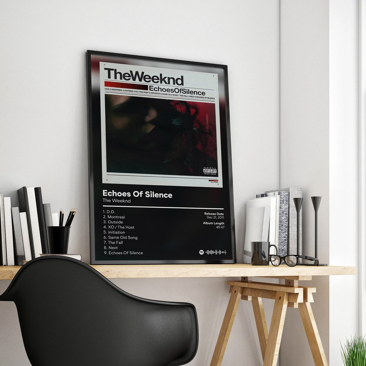 Echoes Of Silence Album Cover The Weeknd Poster