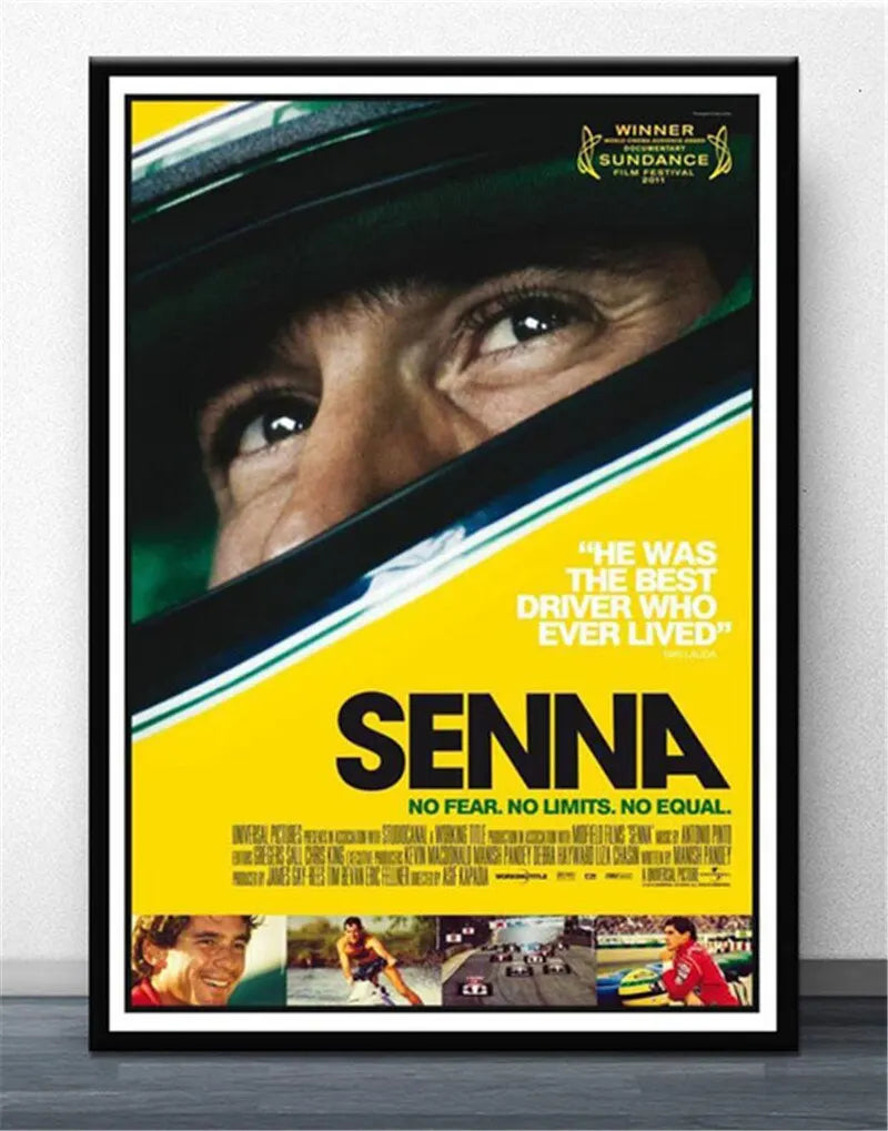 Senna Movie Formula 1 Poster