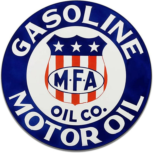 MFA Motor Oil Vintage Garage Metal Sign Poster