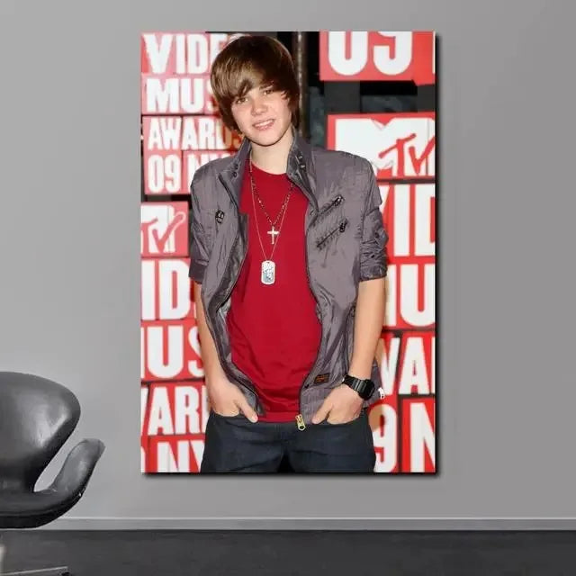 Justin Bieber Photo Wall Art Poster