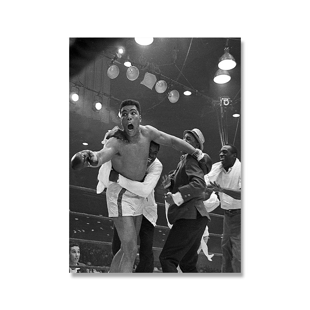 Muhammad Ali Iconic Photo Poster