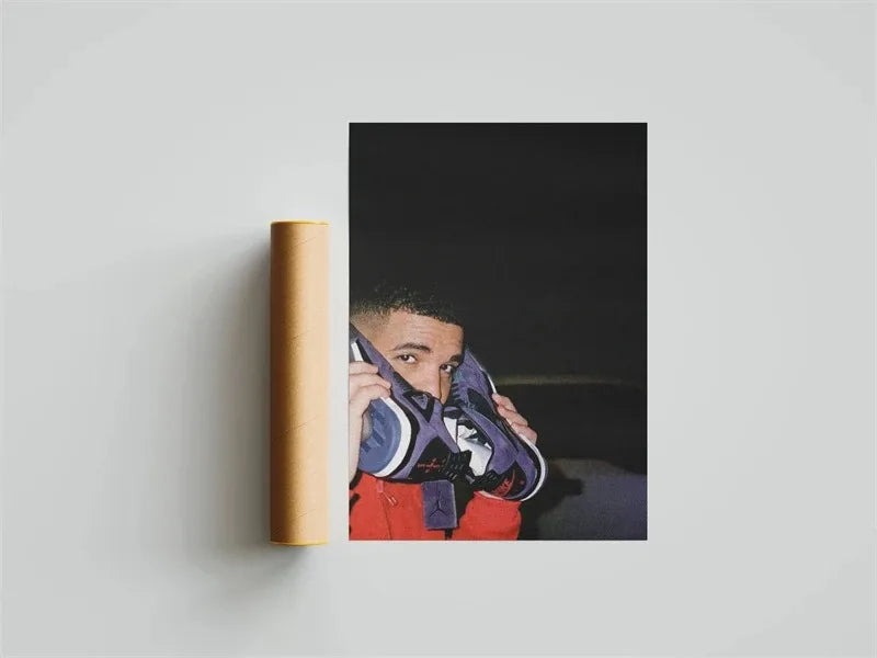 Drake Jordan Shoes Photo Poster
