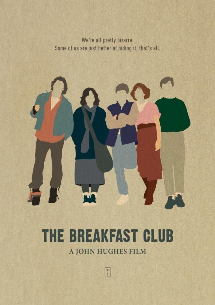 The Breakfast Club Movie Wall Art Poster